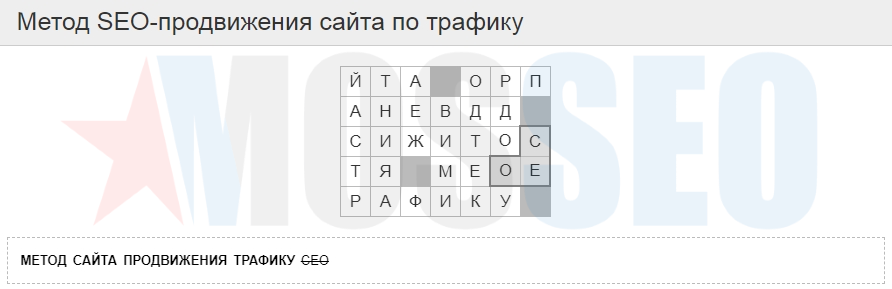 Метод SEO-продвижения сайта по трафику